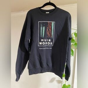 Black Crewneck Sweater from Muir Woods